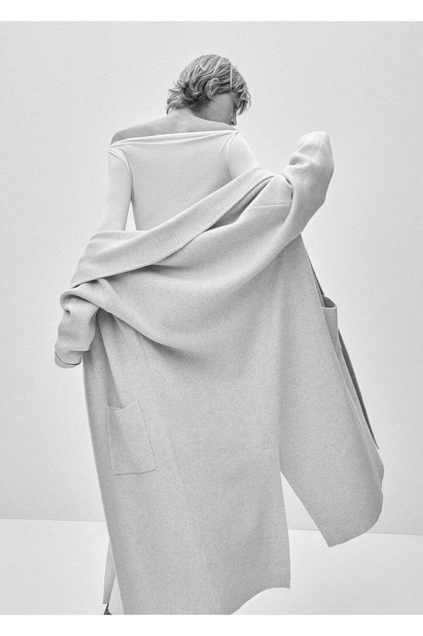 Cepli oversize triko palto - 5