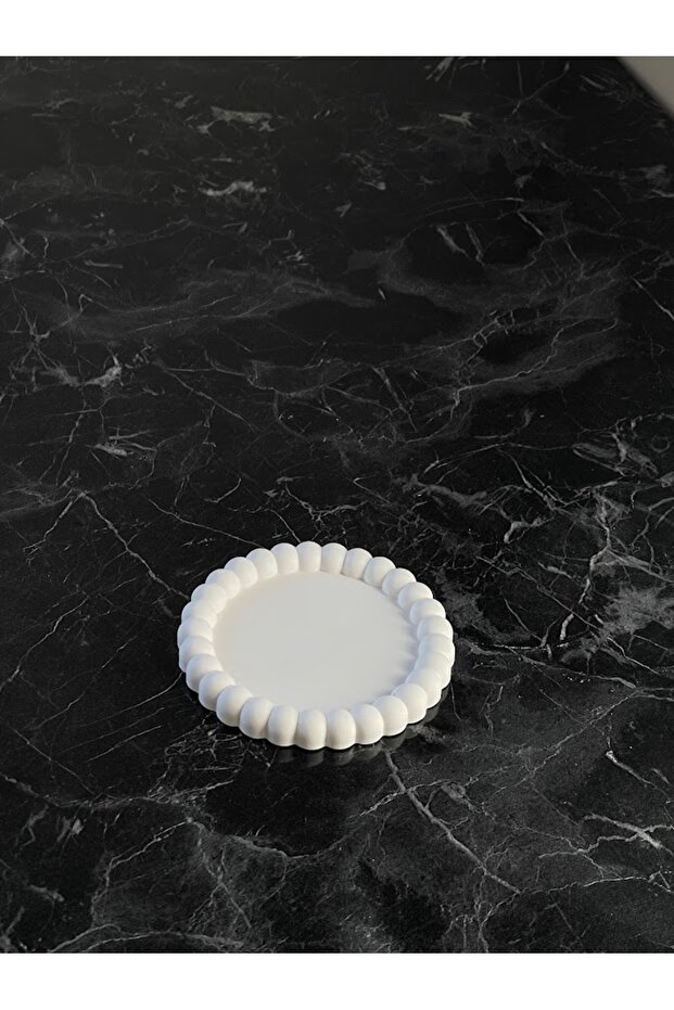 Circle Shaped Bubble Decorative Plate - 4