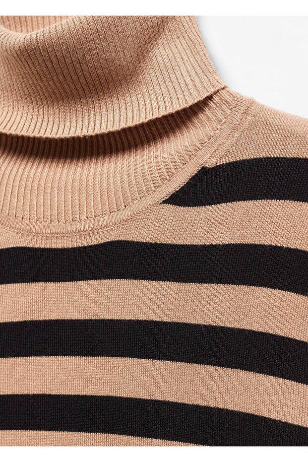 İnce triko boğazlı kazak - 5