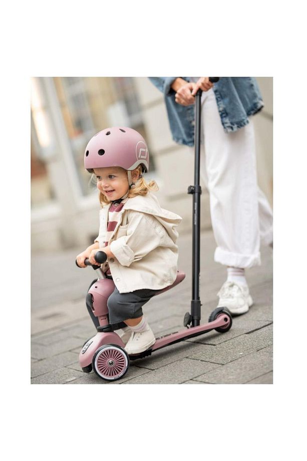 Push And Go Ebeveyn Kontrollü Çocuk Scooter Wildberry 240527-00069 - 4