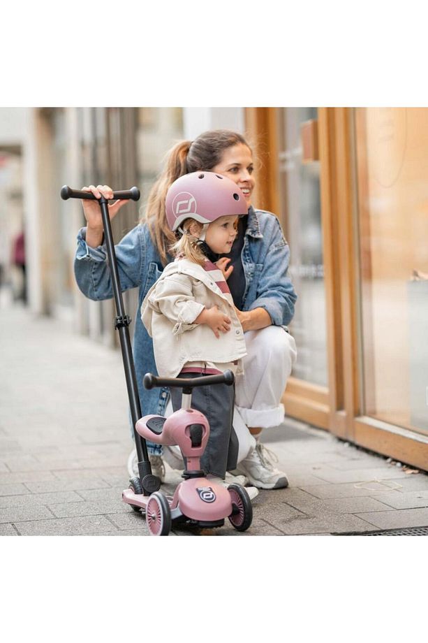 Push And Go Ebeveyn Kontrollü Çocuk Scooter Wildberry 240527-00069 - 5