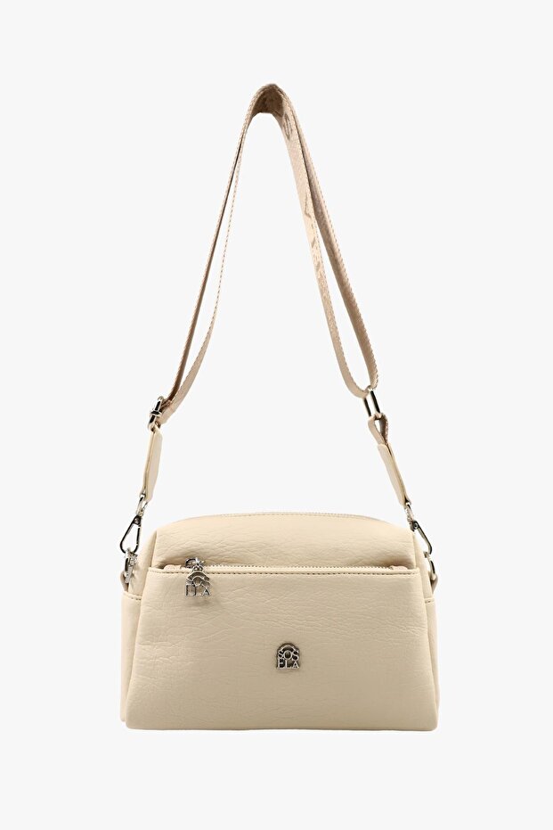 67-7160 Women's Beige Crossbody Bag