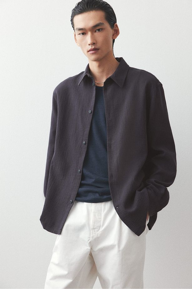Muslin Gömlek Regular Fit - 2