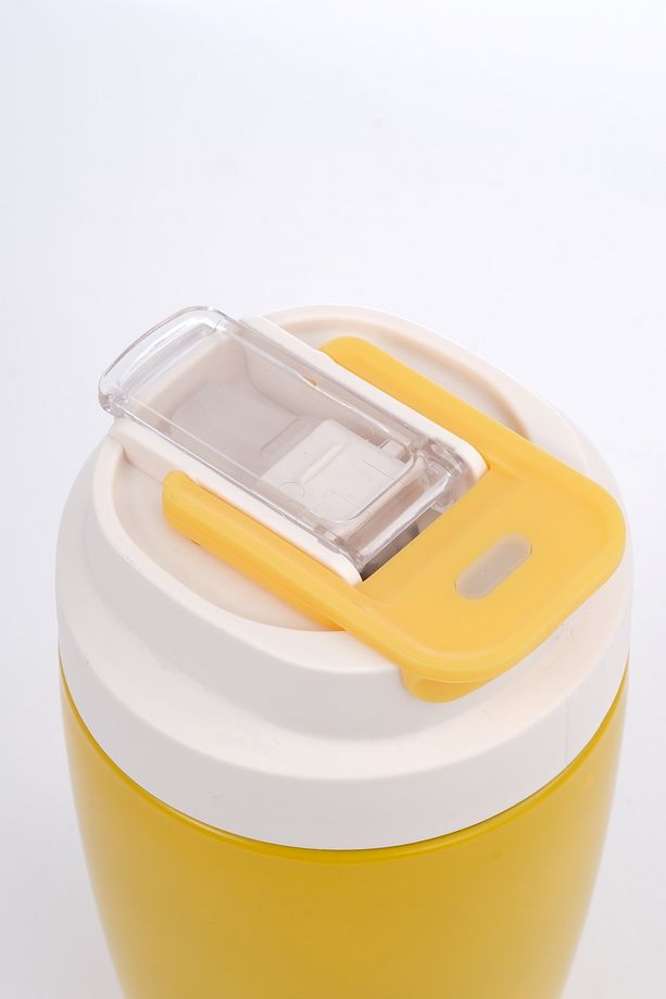 Termos Mug Sızdırmaz 400 ML - Çift Çidarlı Paslanmaz Çelik, Pipetli ve Doğrudan İçme Kapaklı - 7