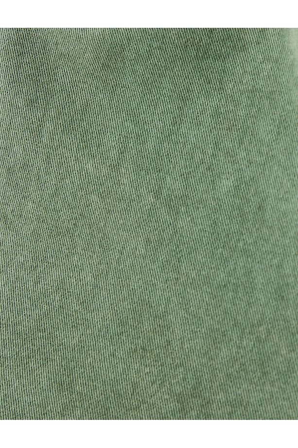 Beli Bağcıklı Pamuklu Cepli Oversize Jogger Kot Pantolon - 6