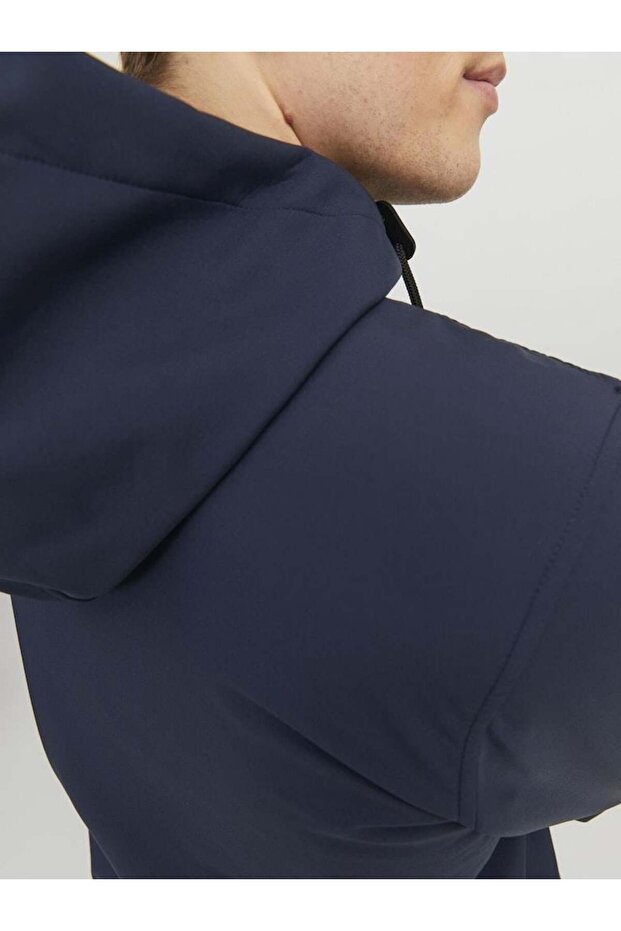 JJEBASIC SOFTSHELL HOOD NOOS Navy - 5