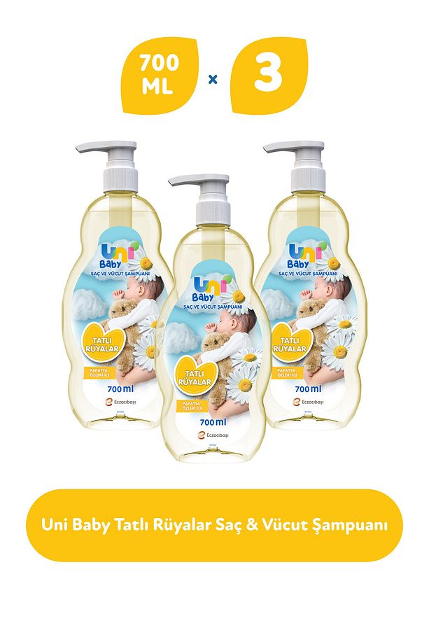 Tatlı Rüyalar Şampuanı 700 ml X 3 Adet - 1