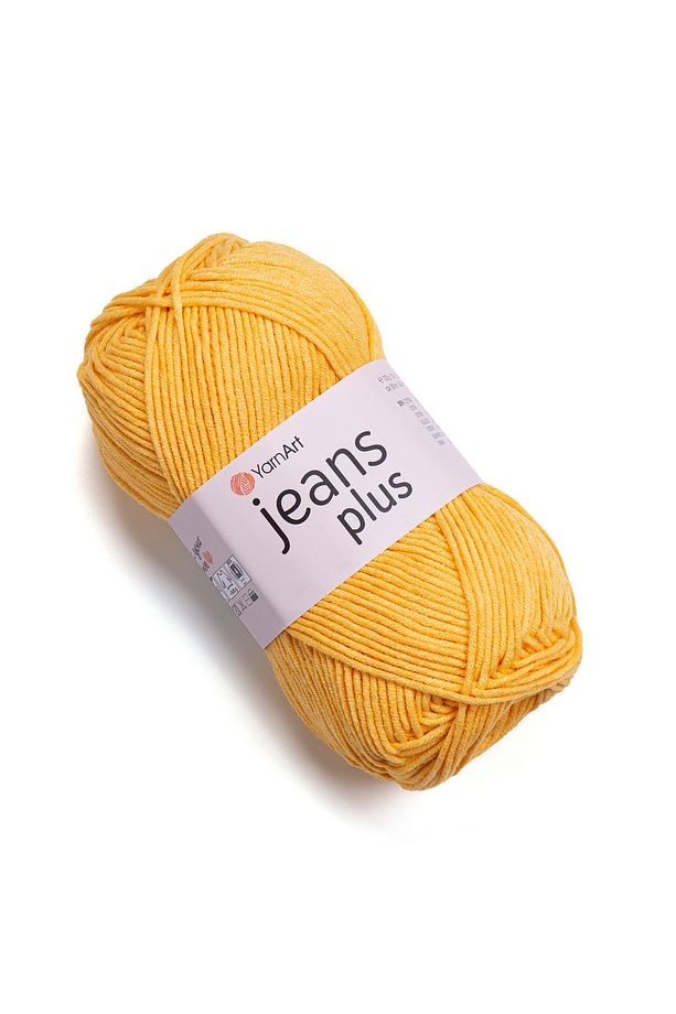 Jeans Plus - El Örgü Ipi Koyu Sarı-35 - 1