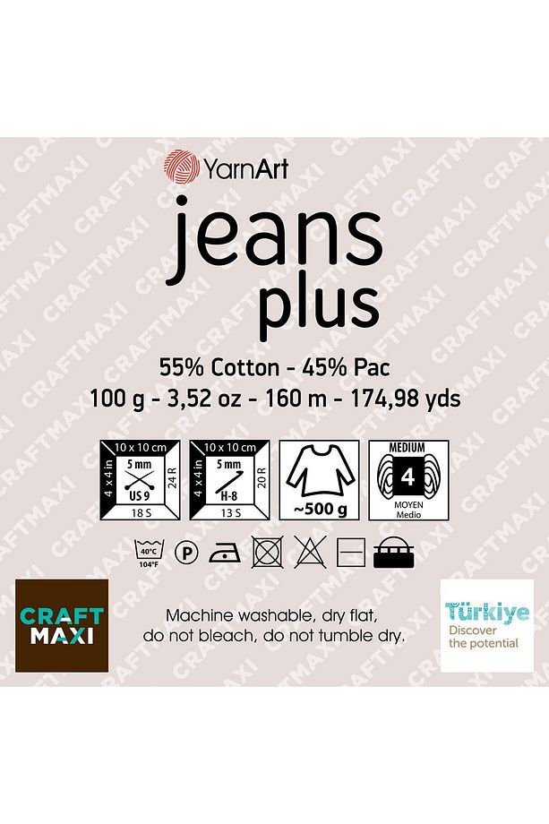 Jeans Plus - El Örgü Ipi Koyu Sarı-35 - 2