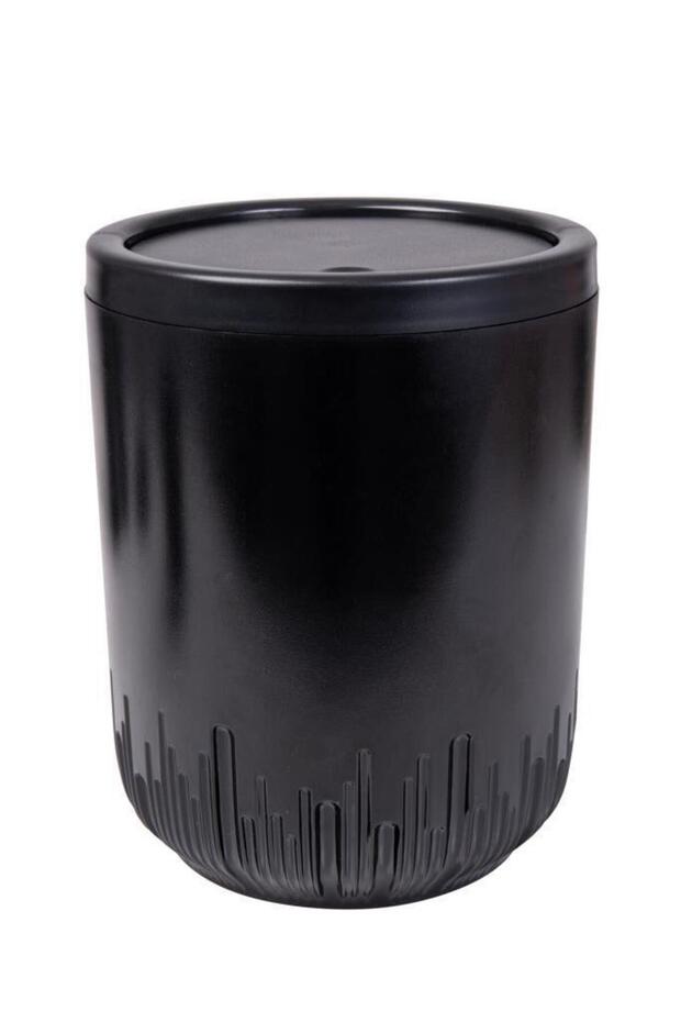 5,4 Lt Plastik Çöp Kovası - Siyah - 1