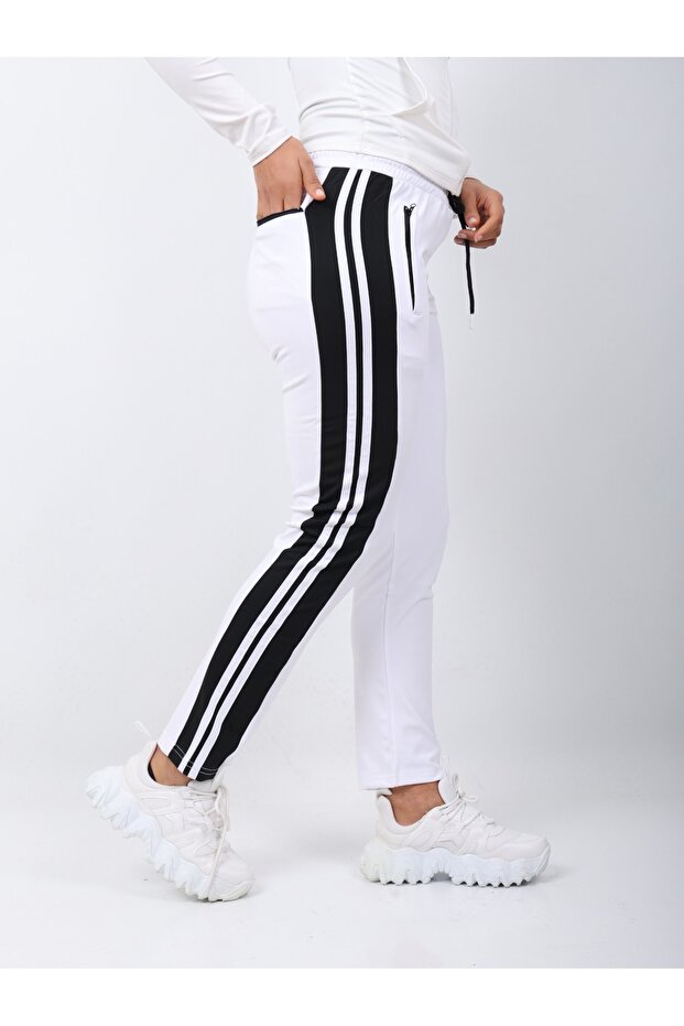 Eşofman altı Yan Şeritli Fleto cepli Dalgıç kumaş - 5