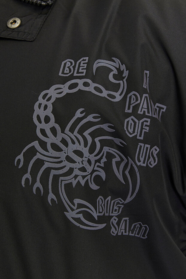 Siyah Rahat Kesim Yağmurluk 4029 - 4