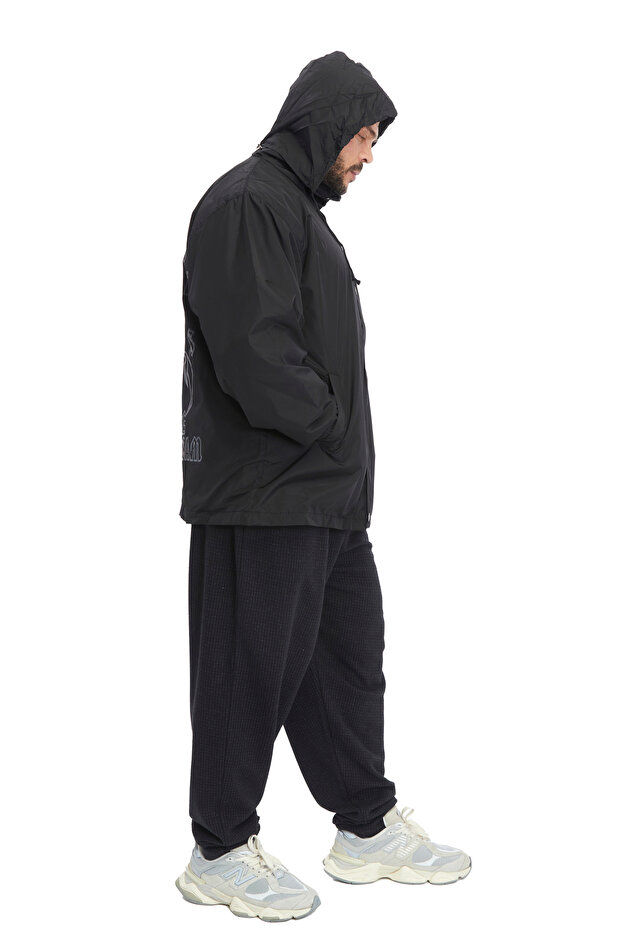 Siyah Rahat Kesim Yağmurluk 4029 - 3