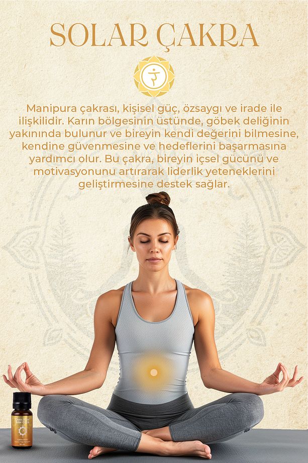 Solar Çakra Aromaterapi Yağ Karışımı 10 ml - 4