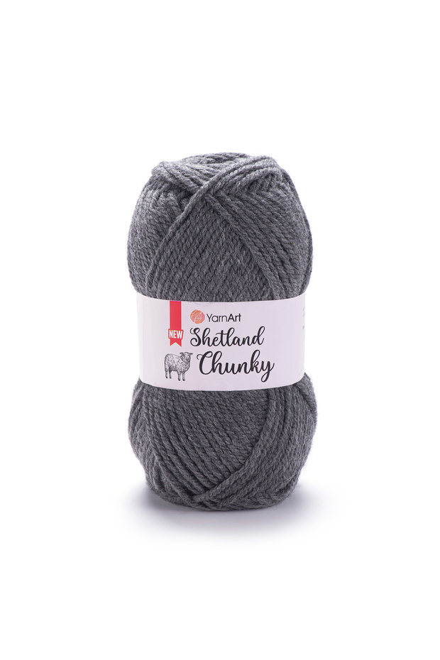 Shetland Chunky - Hand Knitting Thread Dark Gray-631
