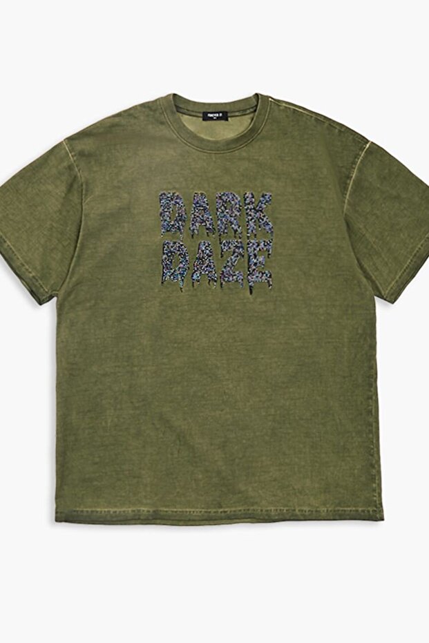 Dark Daze Baskılı Tişört - 1