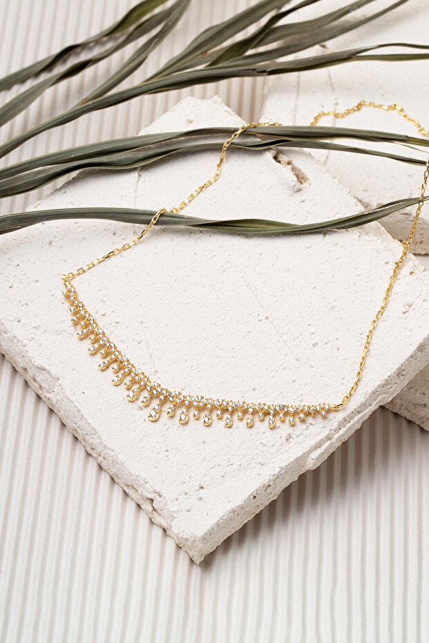 Damla Model 14 Ayar Altın Üçlü Set - 8