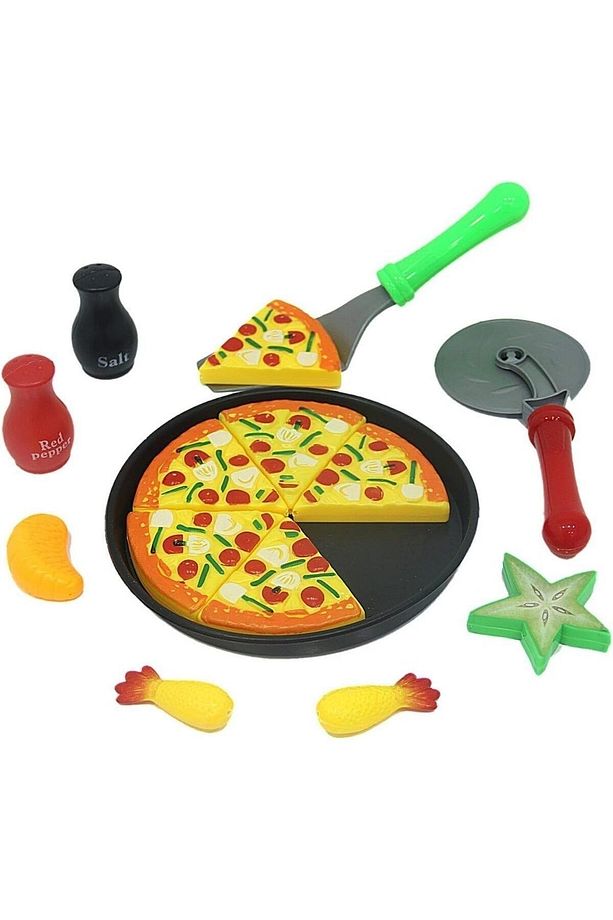 29 Parça Oyuncak Pizza Ve Mangal Seti - Oyuncak Evcilik Barbekü Seti - 5