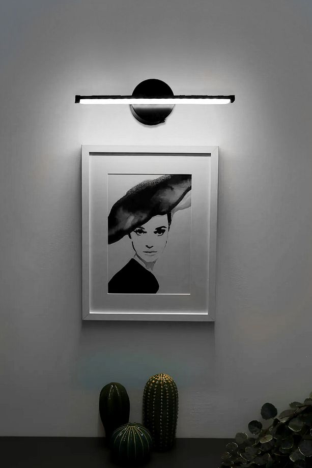 2 Adet Led Işık - Çerçeve Aplik - Pilli Aplik - Dekoratif Işık - Yapışkanlı Işık - Tablo Işık - 4