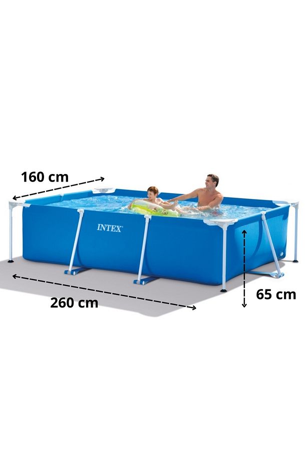 intex Dikdörtgen Prefabrik Aile Havuzu 260x160x65 cm IH28271 pool - 2