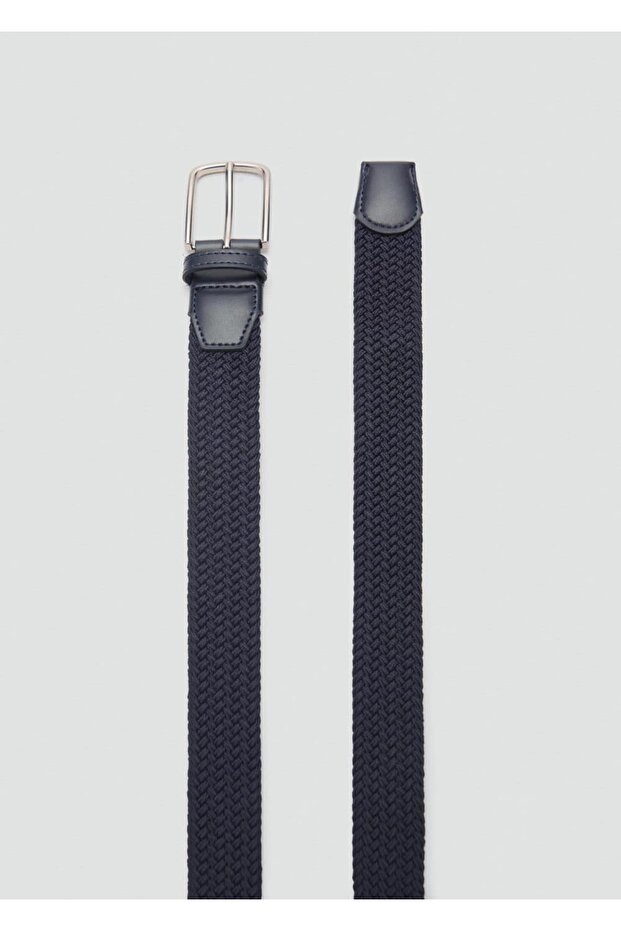 Örgü desenli elastik kemer - 3