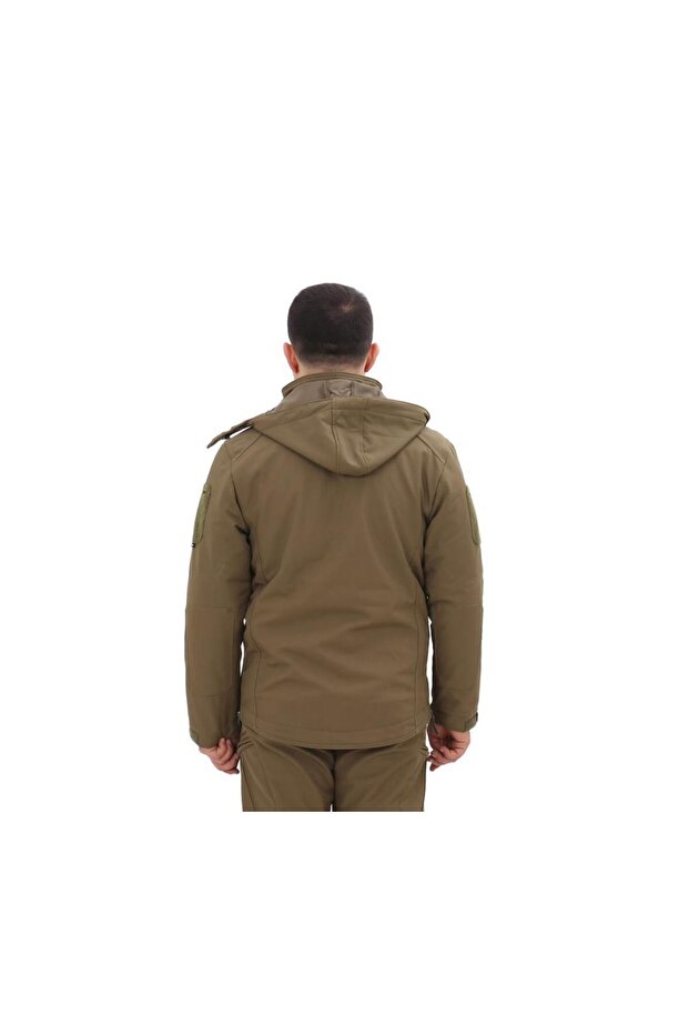 Single Askeri Tactical Softshell Polar Mont Haki - 3