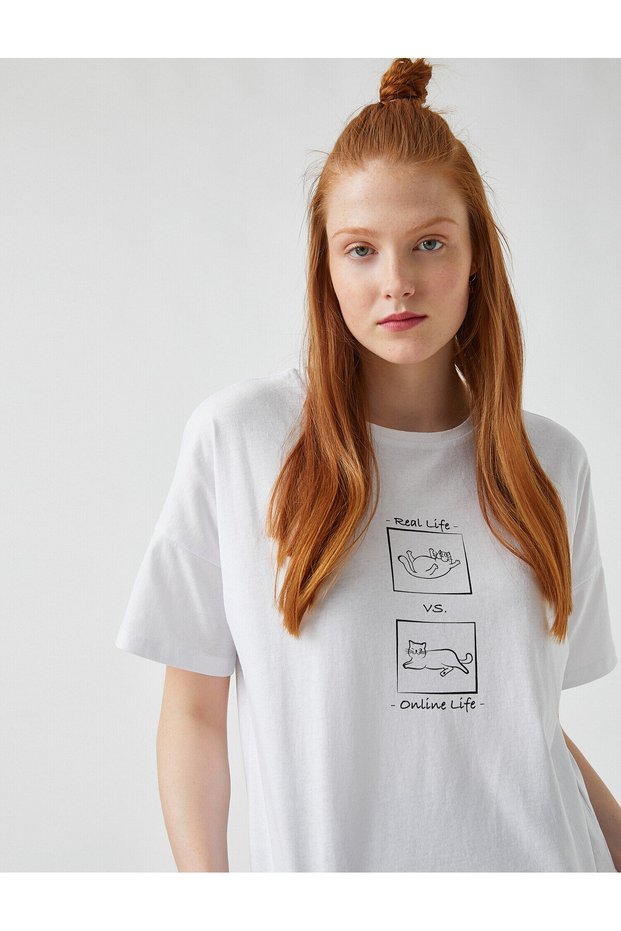 2Sal10228Ik Ecru T-Shirt