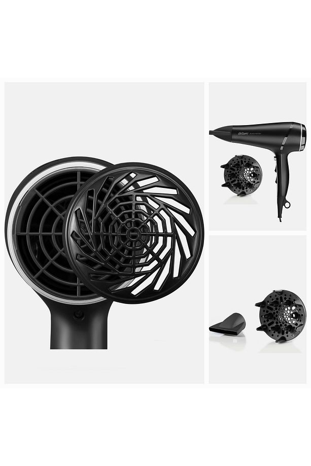 2200 WATT DİFÜZÖRLÜ ULTRA HIZ DERECELERİ ile YIKANABİLİR FİLTRELİ ÇİFT BAŞLIK SAÇ KURUTMA MAKİNESİ - 1