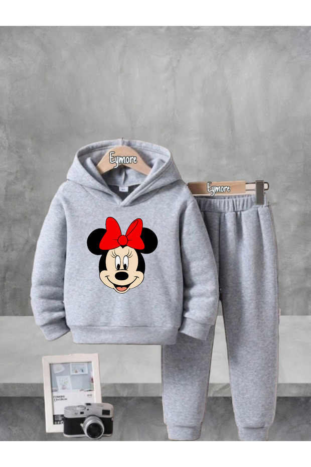 Mickey Mouse Printed Hooded Bottom Children's Set