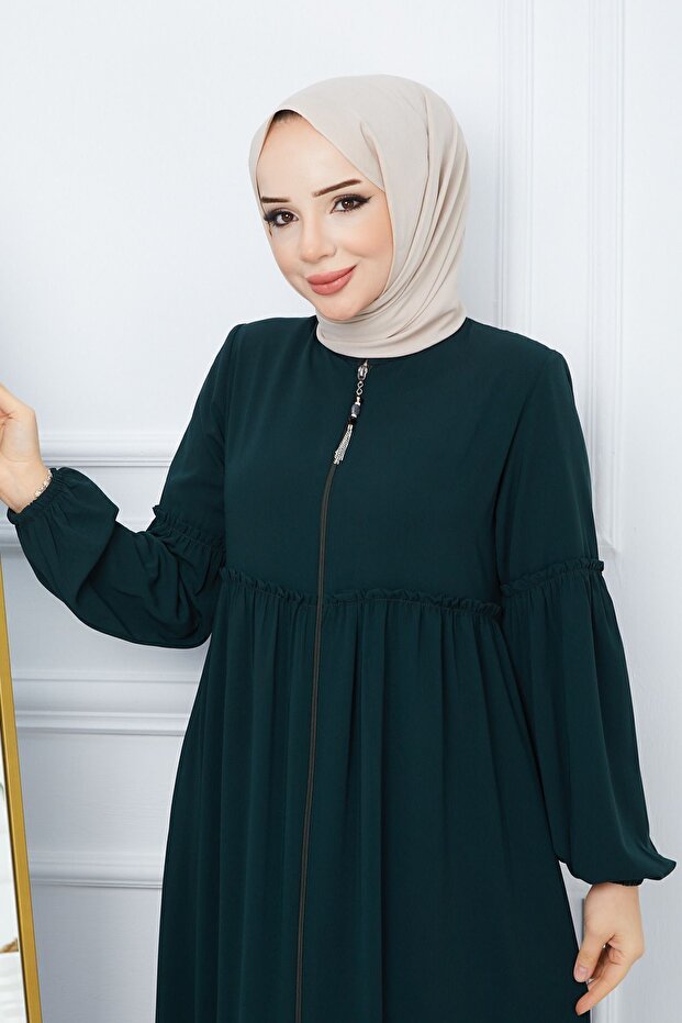 Moda Esre Fashion Hijab Clothing Gathered Ferace