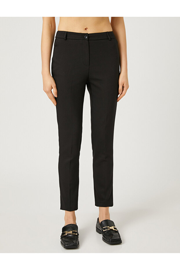 Basic Fabric Trousers Normal Waist - 3
