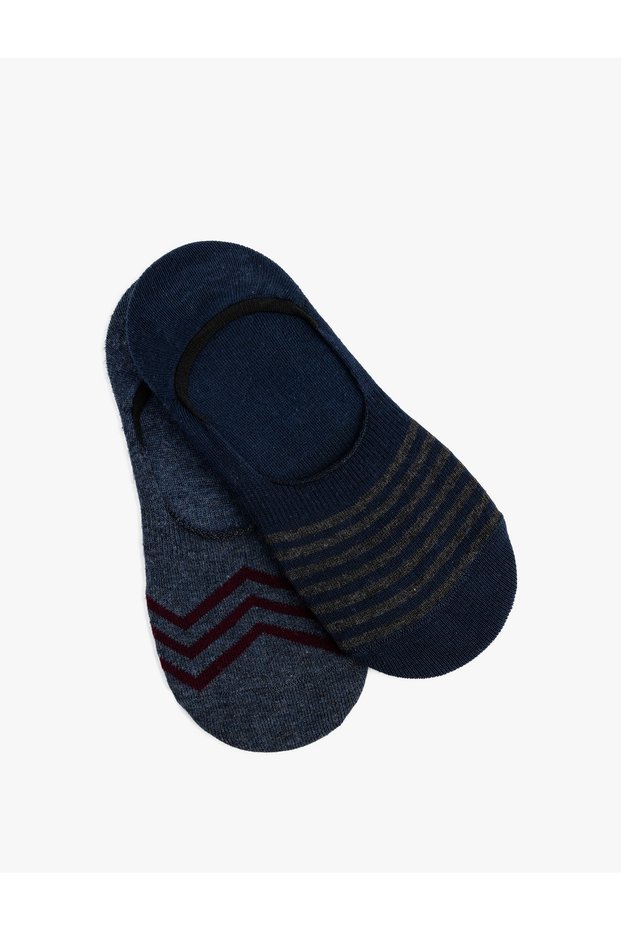 Set of 2 Ballerina Socks Multicolored Cotton Blend