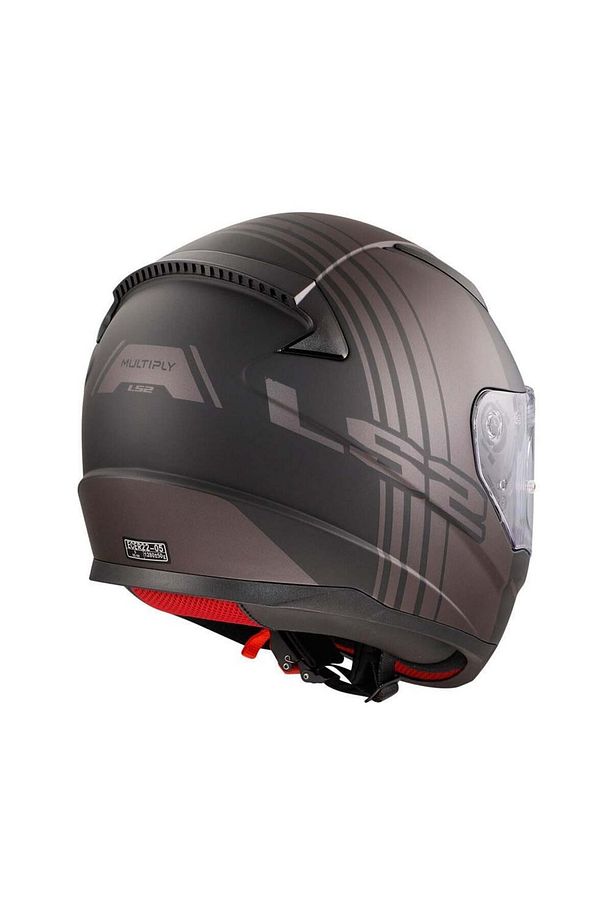 RAPID MULTIPLY MATT BLACK GREY Motorcu kaskı - 4