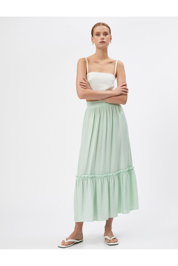 Women's Clothing Skirt 3Sak70091Uw Green Green