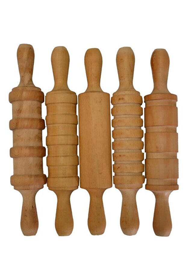 Ahşap Merdane Seti 5li - 1