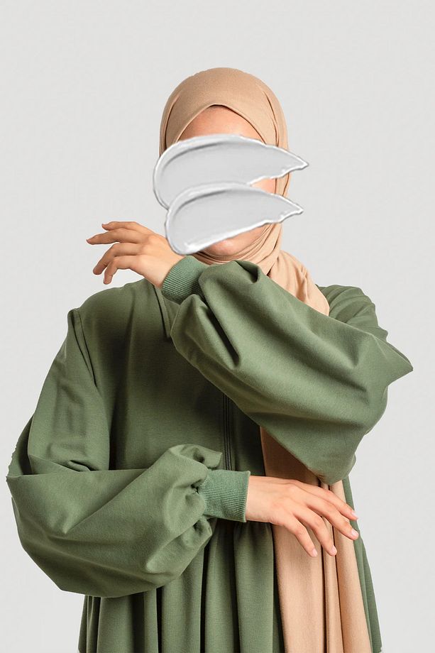 Mint Hijab Sweat Elbise - 4