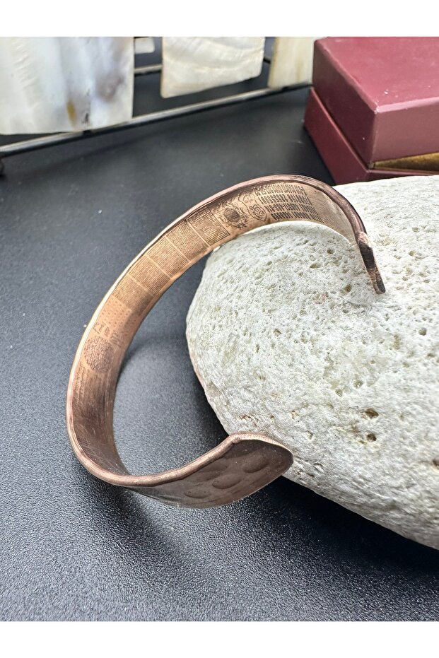 Raw Pure Copper Bracelet 17 cm 35-40Gr