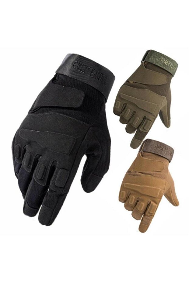 Single Sword Tam Parmak Tactical Pilot Eldiven - 3