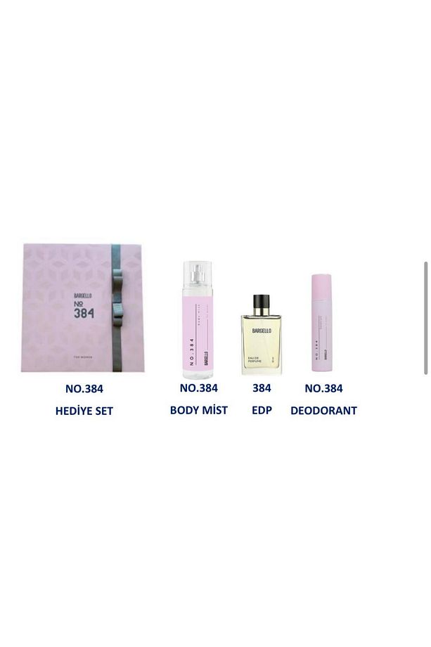 384 Edp Kadın Parfüm + No:384 Vücut Spreyi + No:384 Deodorant Set Yms - 1