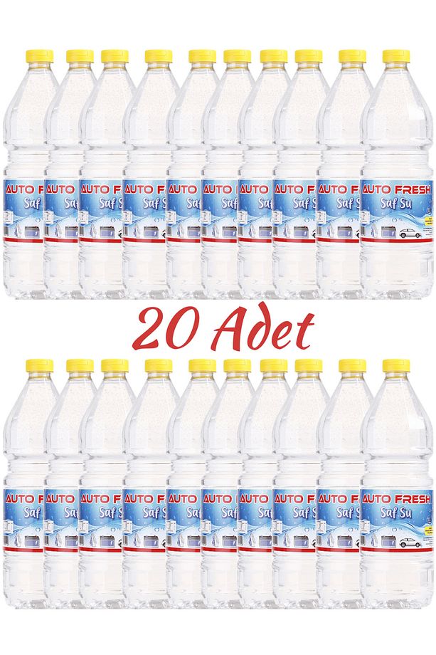 SAF SU 1 LT 2O'Lİ PAKET DİSTİLE SU SAFSU 20 ADET AKÜ ÜTÜ SUYU - 1