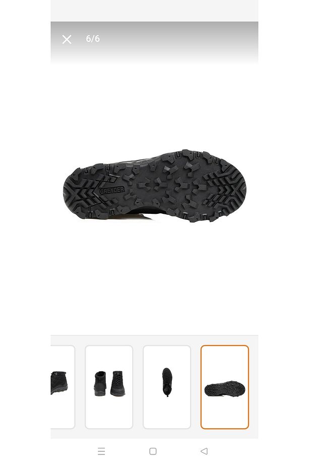 00170 GR Erkek Bot Siyah Şu Geçirmez Unisex Waterproof Bağcıklı Bot - 5