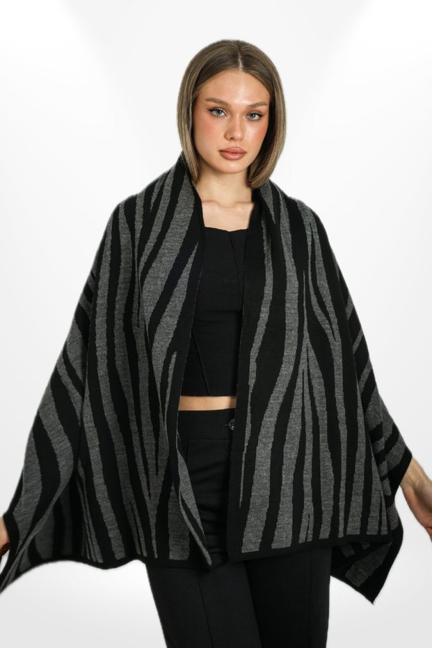 Knitwear Shoulder Shawl Double Sided - Neck Shawl - Special Occasion Shoulder Shawl - Winter Shawl