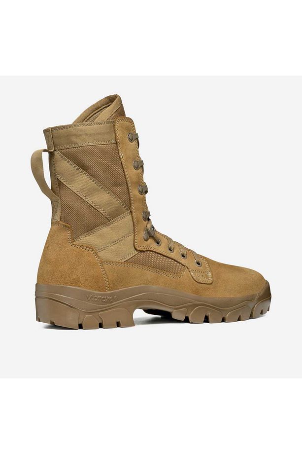 Italy T8 Bifida T.A.A. Tactical Vibram Taban Sıcak İklim Coyote Desert Deri Çöl Botu - 2