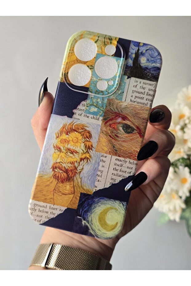 حافظة هاتف شفافة منقوشة متوافقة مع هاتف Iphone 16 PRO - 2