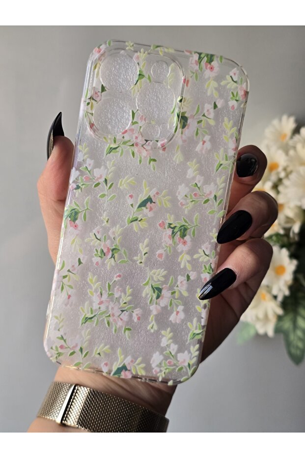 iPhone 16 Pro Compatible Patterned Transparent Phone Case - 2