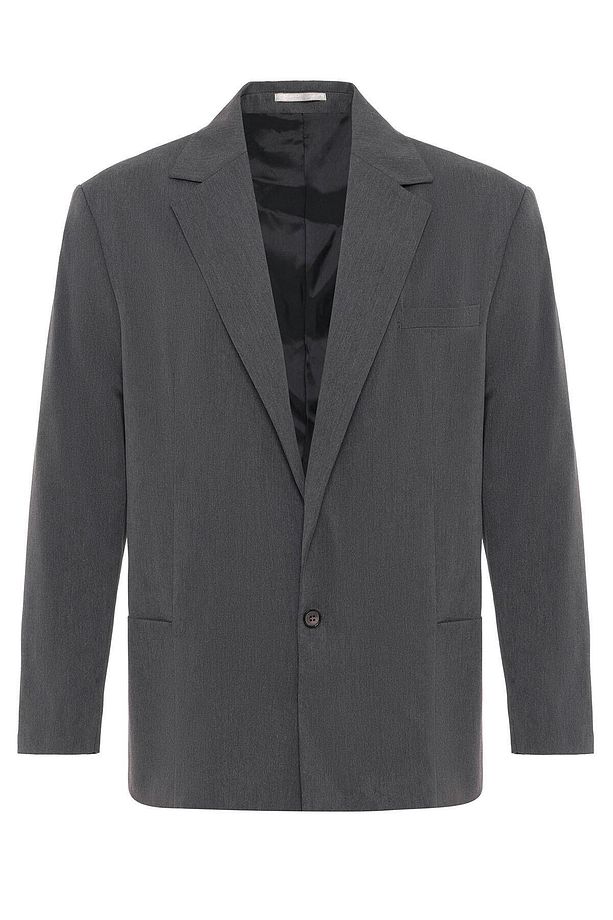 Oversize Blazer Ceket Antrasit - 4
