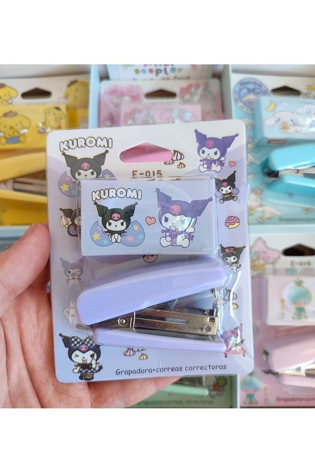 1 ADET Kuromi Zımba Seti Sanrio Karakterli Zımba ve Tel - 3