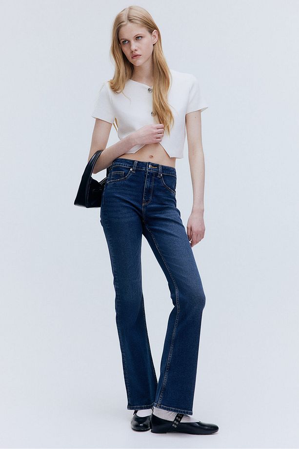 Flared High Jeans - 2