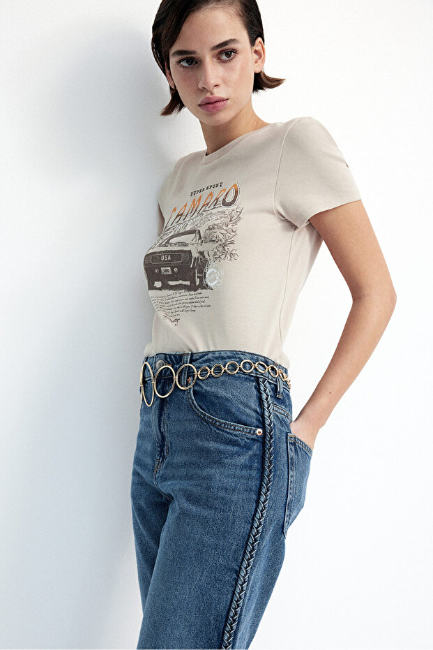 Straight High Ankle Jeans - 5