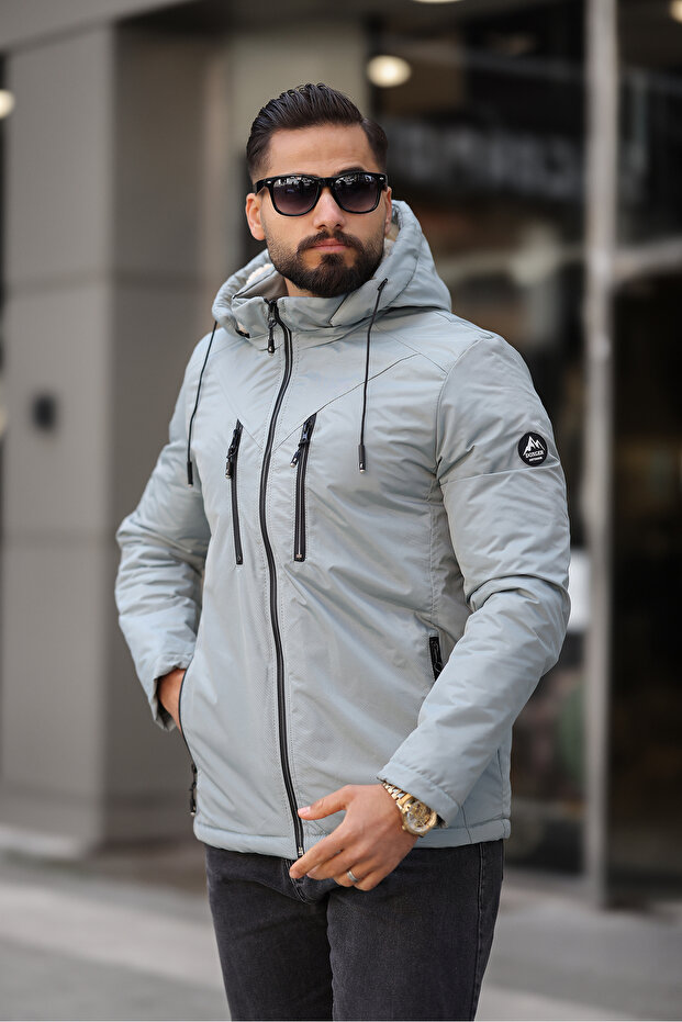 معطف شتوي مبطن بالقطيفة - 5